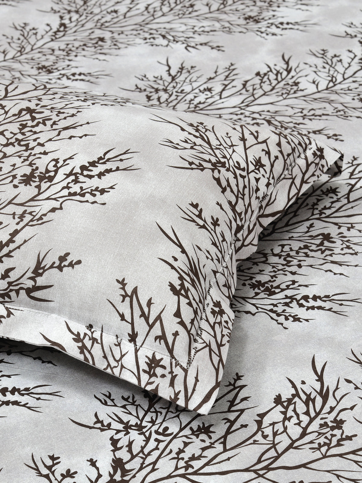 Corsica 186 TC Cotton King Size Bedsheet | 108x108 inches | Soft & Breathable Fabric | Flat Sheet with 2 Pillow Covers