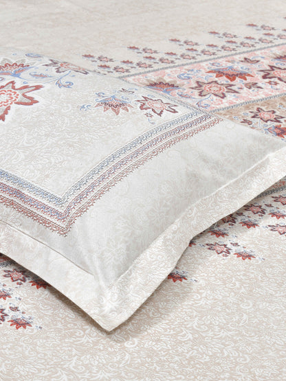186 TC 100% Cotton King Size Bedsheet | 108 x 108 Inches