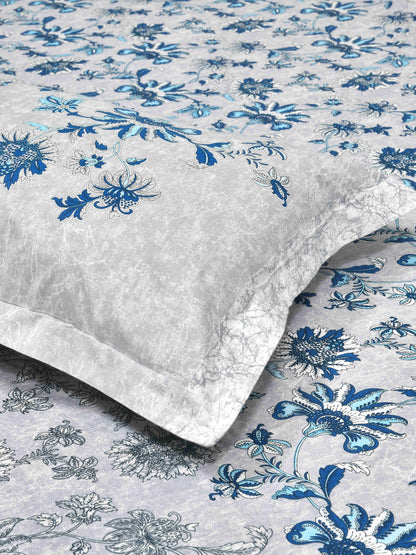 186 TC 100% Cotton King Size Bedsheet | 108 x 108 Inches