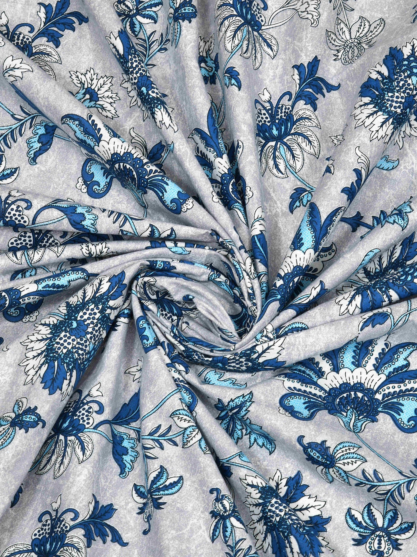 186 TC 100% Cotton King Size Bedsheet | 108 x 108 Inches