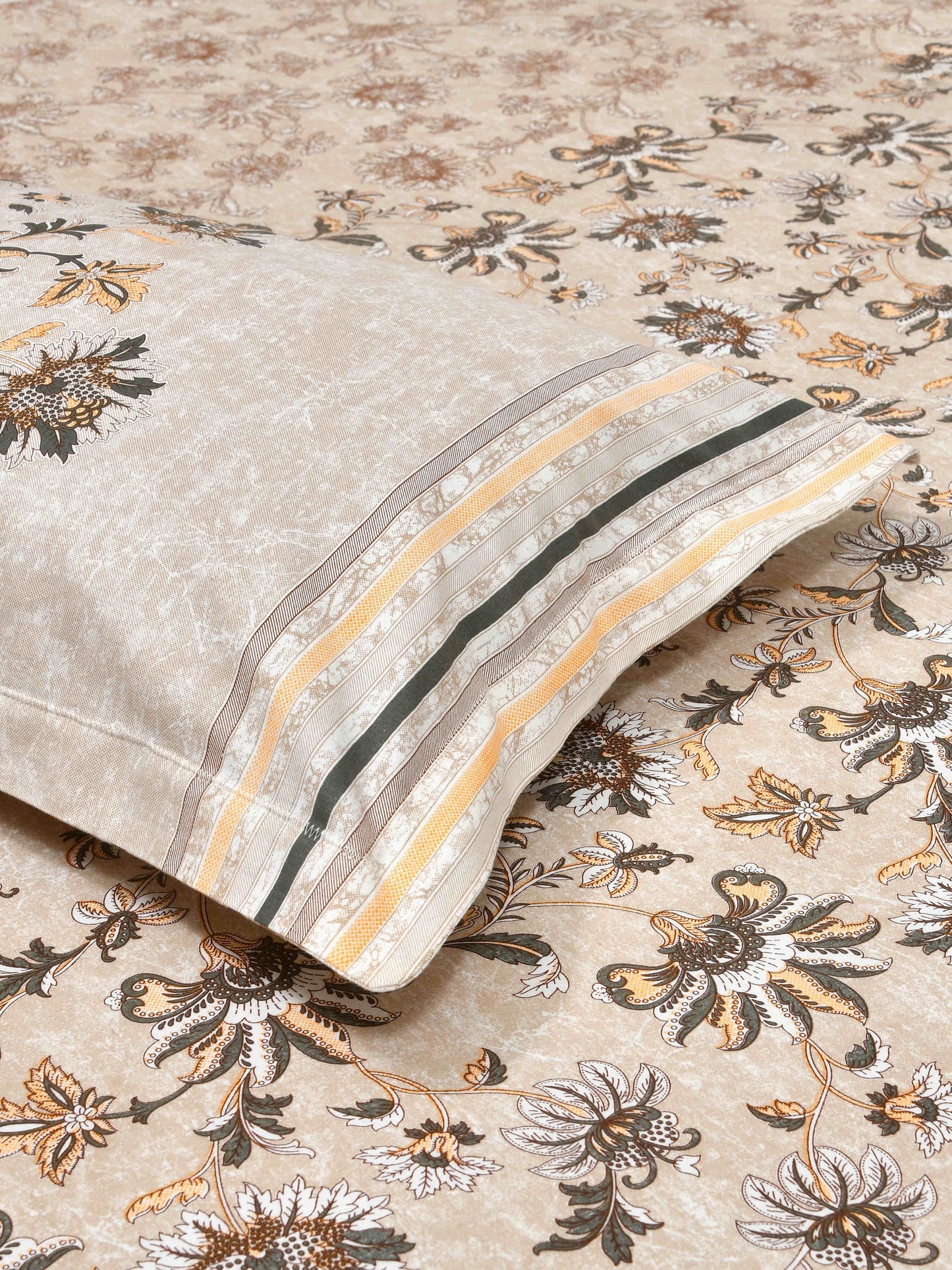 186 TC 100% Cotton King Size Bedsheet | 108 x 108 Inches