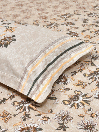 186 TC 100% Cotton King Size Bedsheet | 108 x 108 Inches