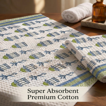 250 GSM Cotton Bath & Hand Towel Set | 1 Bath + 2 Hand Towels
