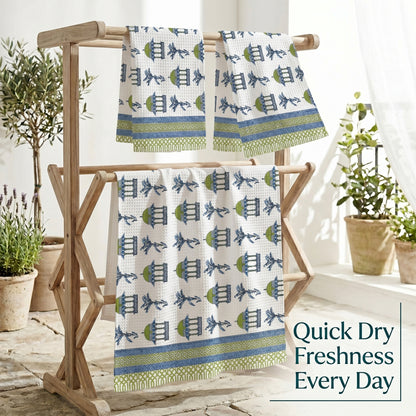 250 GSM Cotton Bath & Hand Towel Set | 1 Bath + 2 Hand Towels