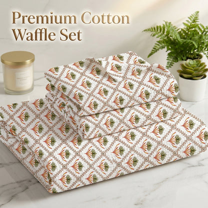 250 GSM Cotton Bath & Hand Towel Set | 1 Bath + 2 Hand Towels