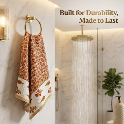 250 GSM Cotton Waffle Bath Towel | 147 × 76 cm