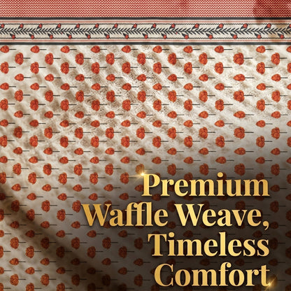 250 GSM Cotton Waffle Bath Towel | 147 × 76 cm