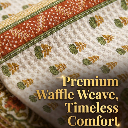 250 GSM Cotton Waffle Bath Towel | 147 × 76 cm
