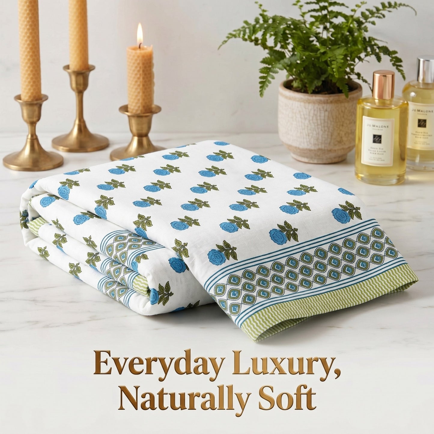 250 GSM Cotton Waffle Bath Towel | 147 × 76 cm