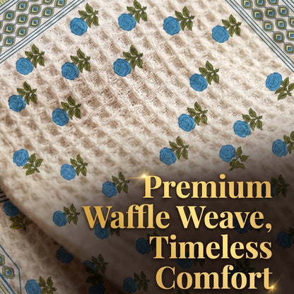 250 GSM Cotton Waffle Bath Towel | 147 × 76 cm