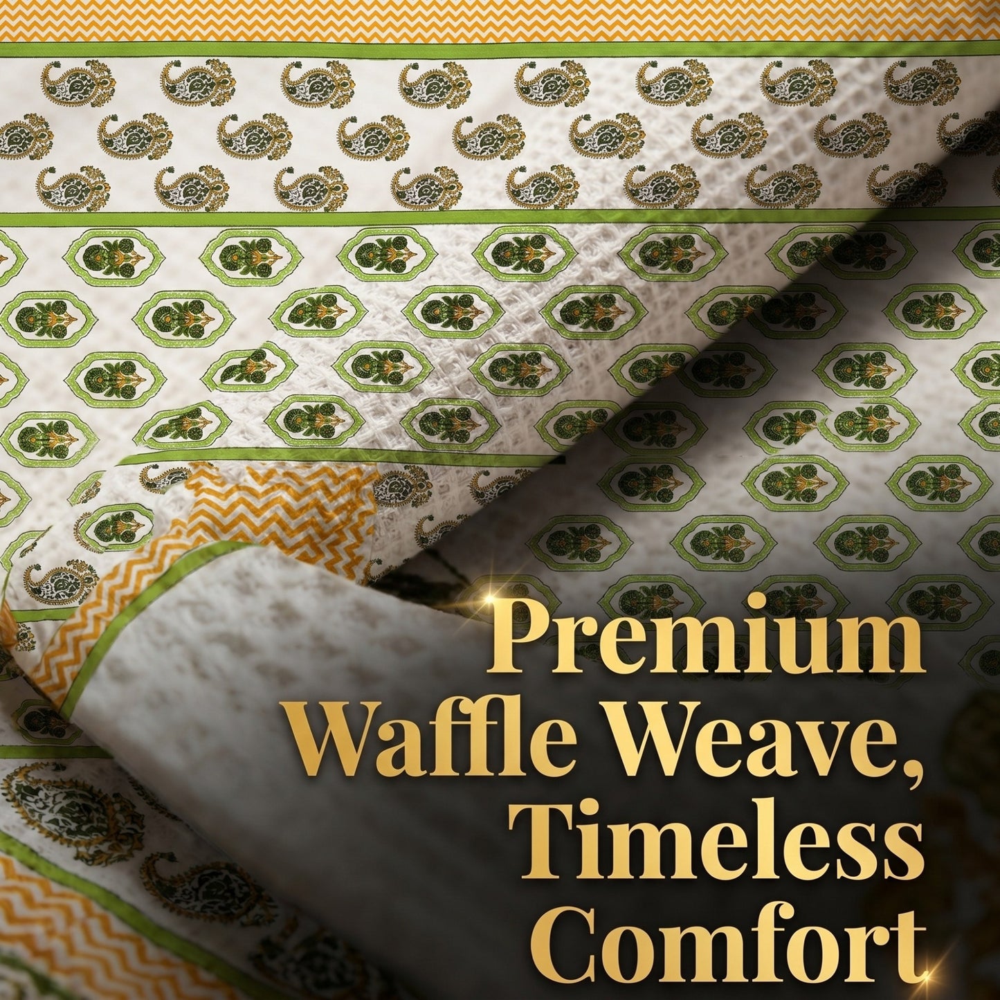 250 GSM Cotton Waffle Bath Towel | 147 × 76 cm