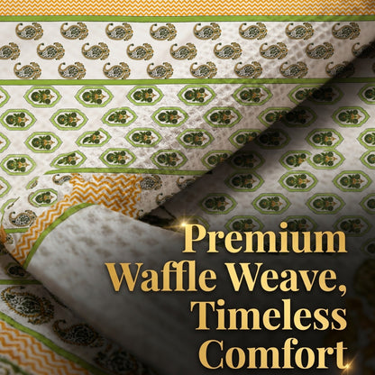 250 GSM Cotton Waffle Bath Towel | 147 × 76 cm