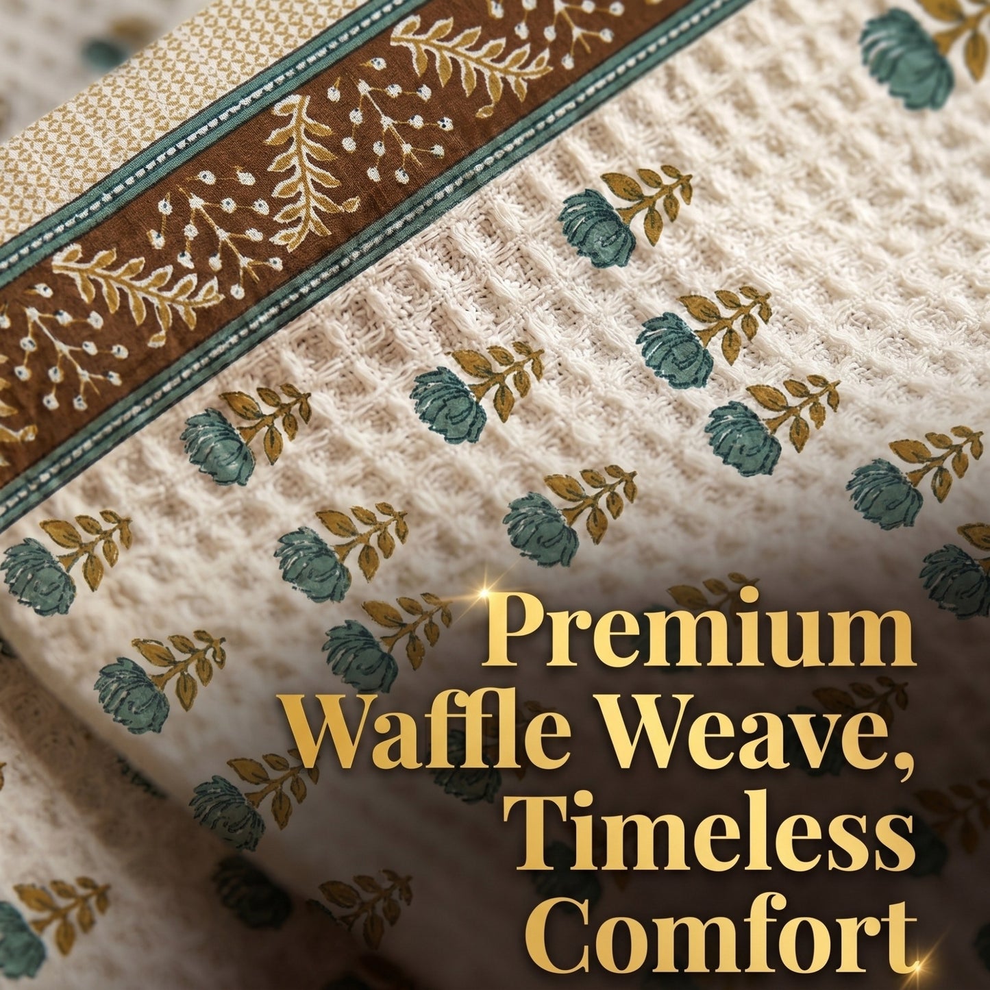 250 GSM Cotton Waffle Bath Towel | 147 × 76 cm