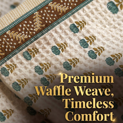 250 GSM Cotton Waffle Bath Towel | 147 × 76 cm