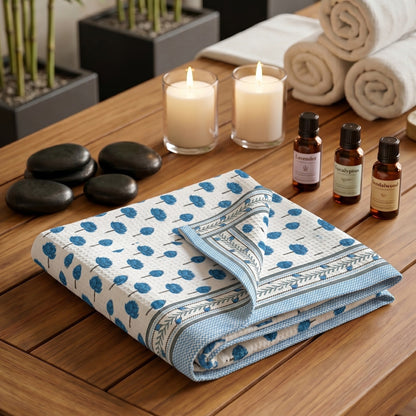 250 GSM Cotton Waffle Bath Towel | 147 × 76 cm
