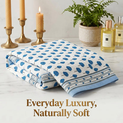 250 GSM Cotton Waffle Bath Towel | 147 × 76 cm
