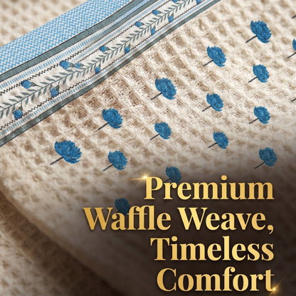 250 GSM Cotton Waffle Bath Towel | 147 × 76 cm