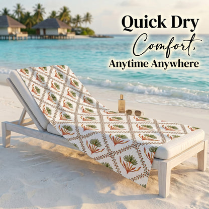 250 GSM Cotton Waffle Bath Towel | 147 × 76 cm