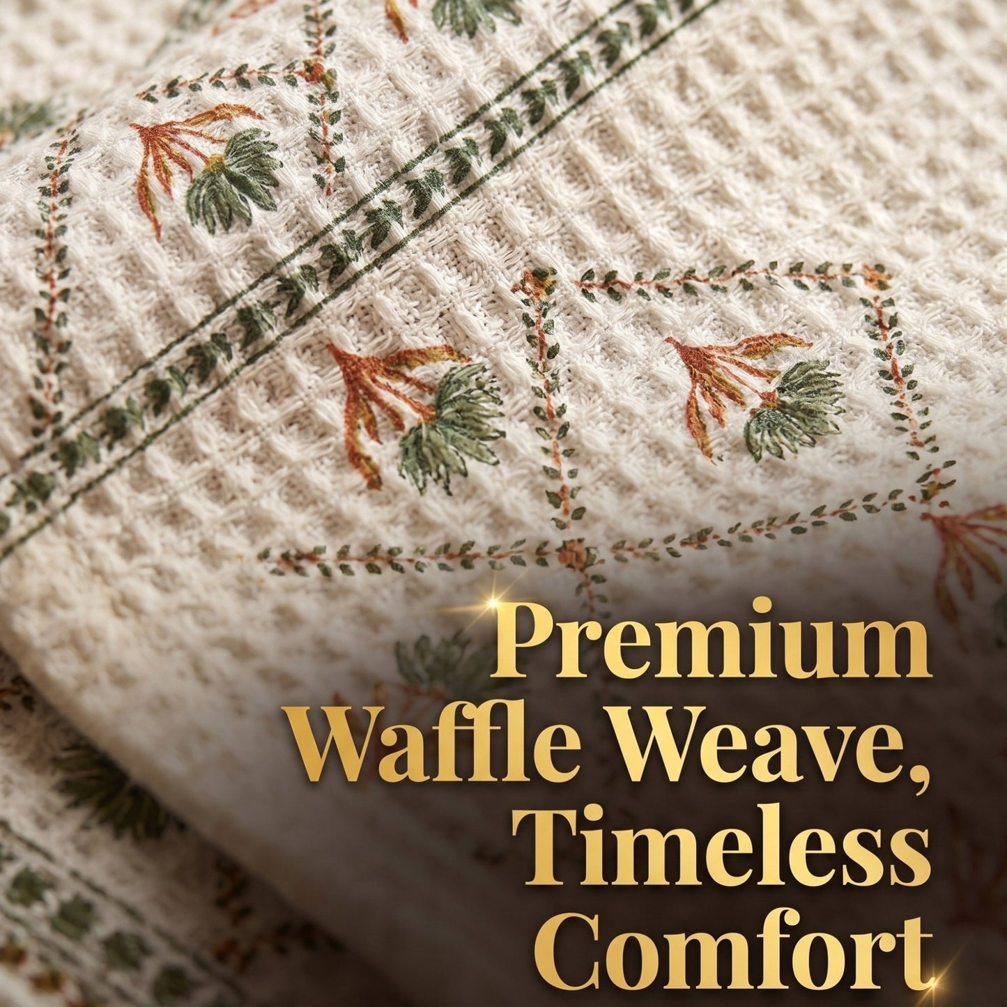 250 GSM Cotton Waffle Bath Towel | 147 × 76 cm