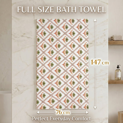 250 GSM Cotton Waffle Bath Towel | 147 × 76 cm