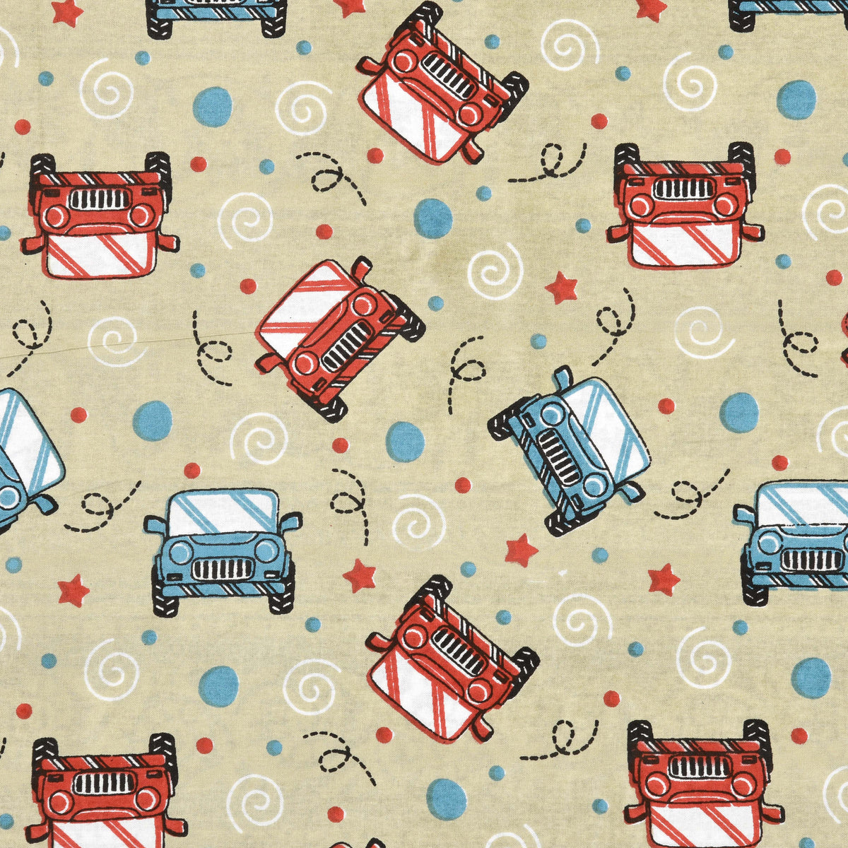 Kids Double Bedsheet 144 TC | 90x100 Inches | Pure Cotton | Cartoon Print | 2 Pillow Covers