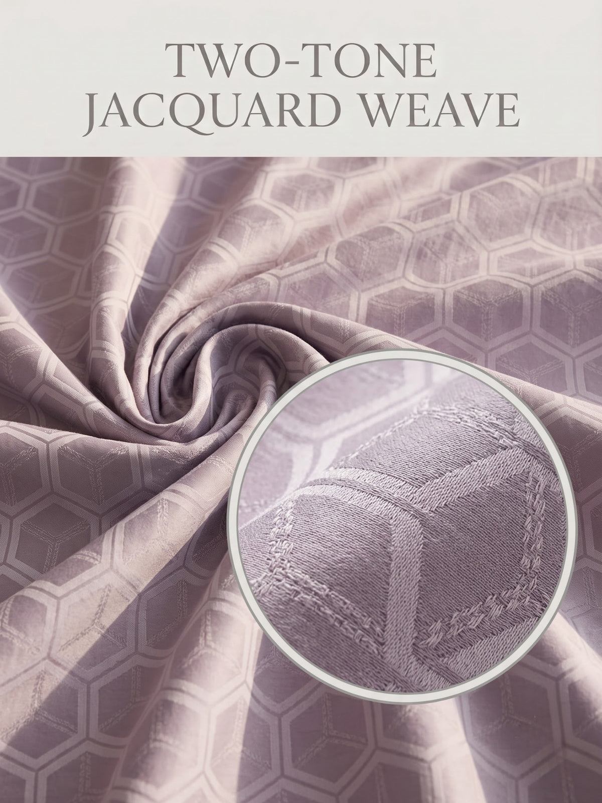 Royale Collection Reversible King Size Bedsheet | 100% Cotton 300 TC Two-Tone Jacquard Weave | 108 x 108 Inches|Fawn Brown