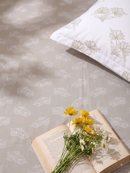 Premium 100% Cotton Satin King Size Bedsheet – 210 TC, 108 x 108 Inch| Milky brown