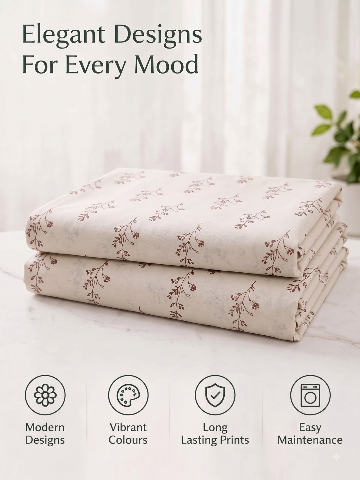 Premium 100% Cotton Satin King Size Bedsheet – 210 TC, 108 x 108 Inch| Blush Pink