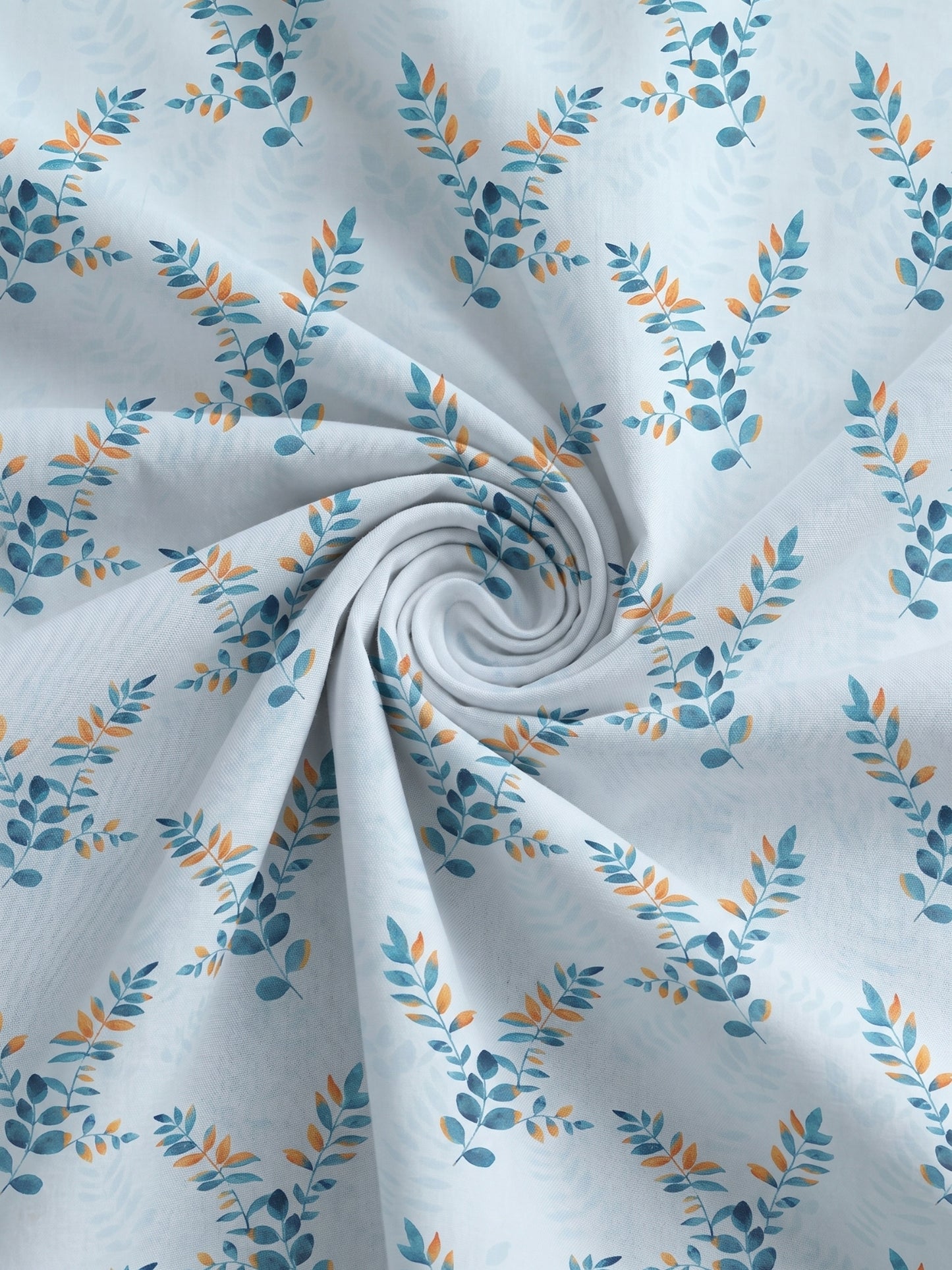 186 TC 100% Cotton Double Bedsheet 90 x 100 Inch with 2 Pillow Cover