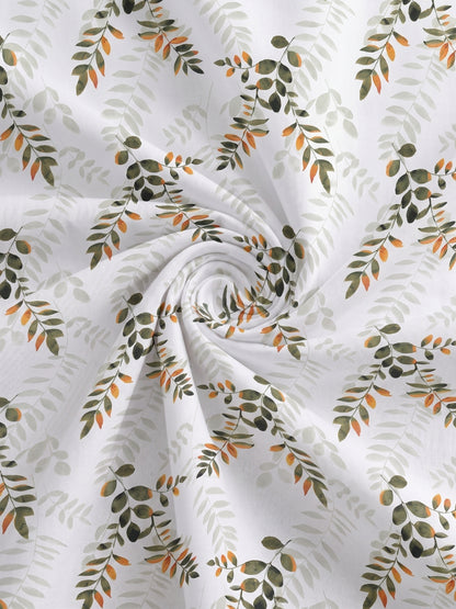 186 TC 100% Cotton Double Bedsheet 90 x 100 Inch with 2 Pillow Cover