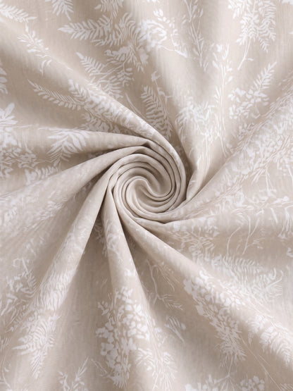 186 TC 100% Cotton Double Bedsheet 90 x 100 Inch with 2 Pillow Cover