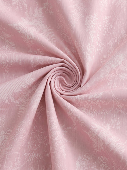 186 TC 100% Cotton Double Bedsheet 90 x 100 Inch with 2 Pillow Cover