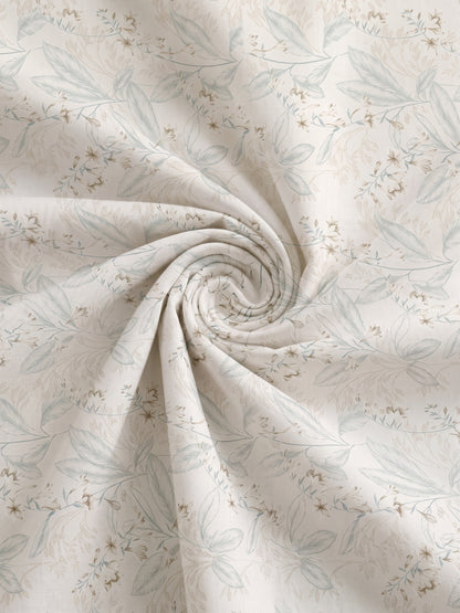 186 TC 100% Cotton Double Bedsheet 90 x 100 Inch with 2 Pillow Cover
