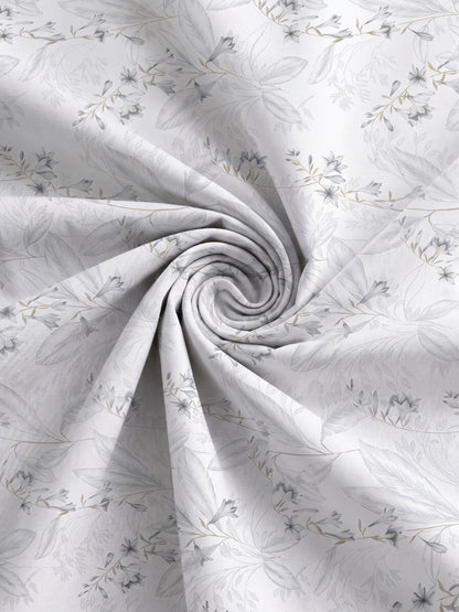 186 TC 100% Cotton Double Bedsheet 90 x 100 Inch with 2 Pillow Cover