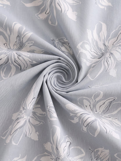 186 TC 100% Cotton Double Bedsheet 90 x 100 Inch with 2 Pillow Covers