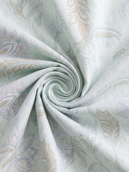 186 TC 100% Cotton Double Bedsheet 90 x 100 Inch with 2 Pillow Cover