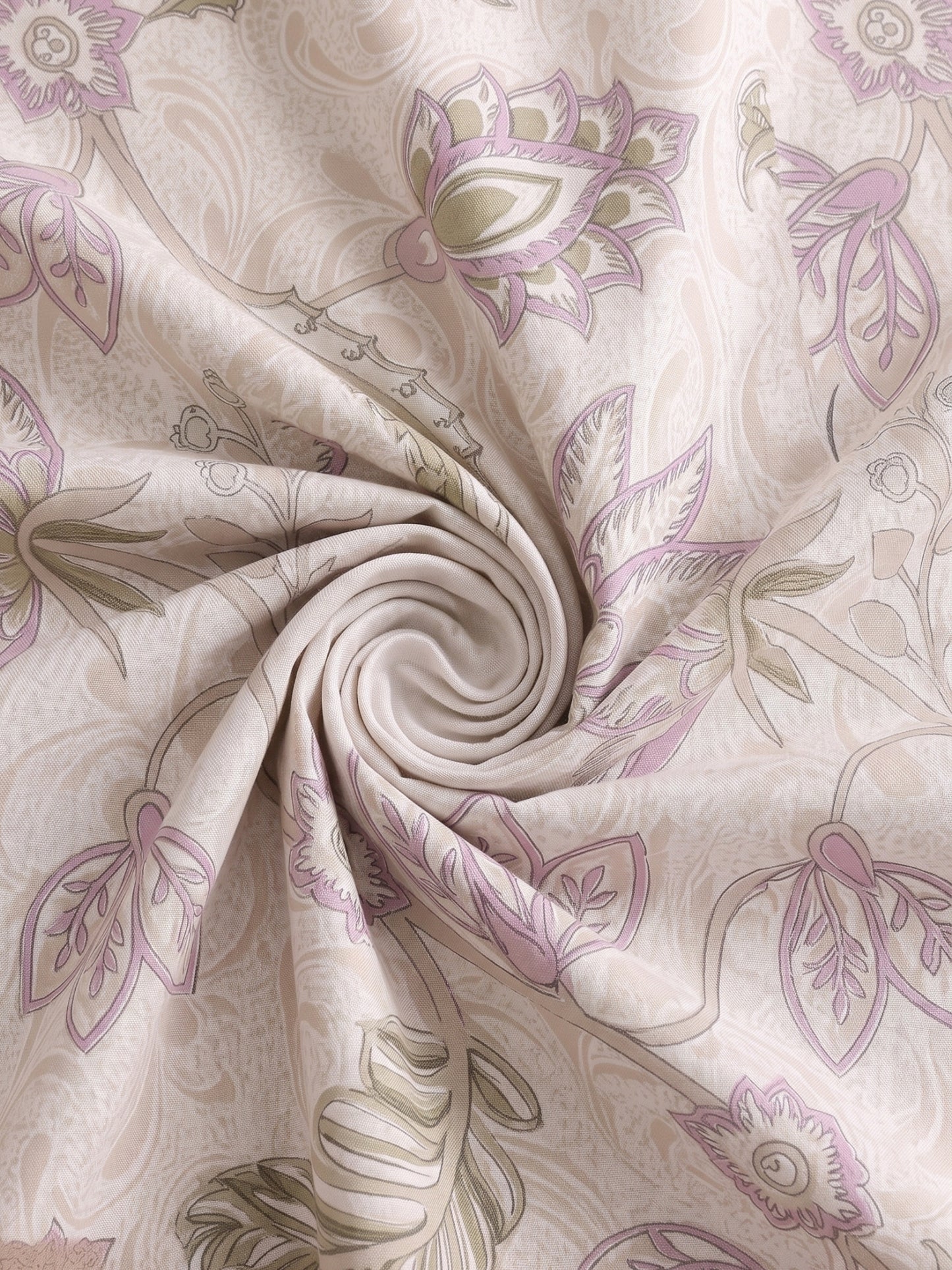 186 TC 100% Cotton Double Bedsheet 90 x 100 Inch with 2 Pillow Cover