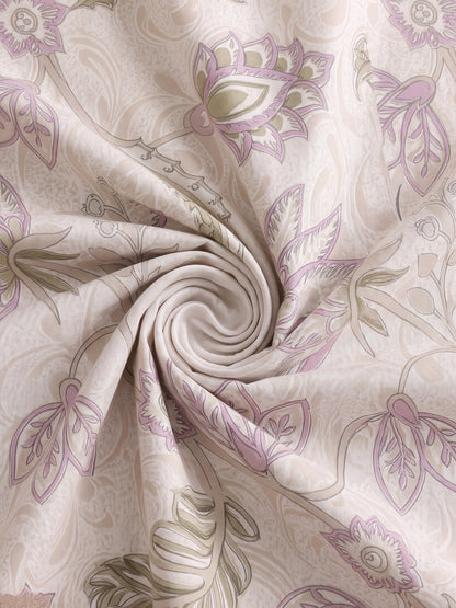 186 TC 100% Cotton Double Bedsheet 90 x 100 Inch with 2 Pillow Cover