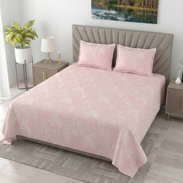 186 TC 100 % Cotton King Bedsheet | 108 x 108 Inch