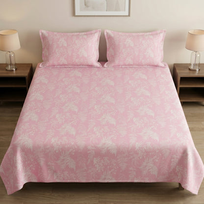 186 TC 100 % Cotton King Bedsheet | 108 x 108 Inch