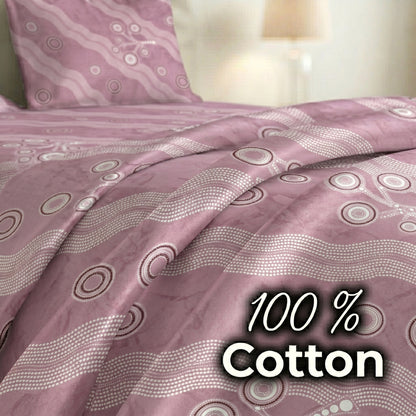 186 TC 100 % Cotton King Bedsheet | 108 x 108 Inch