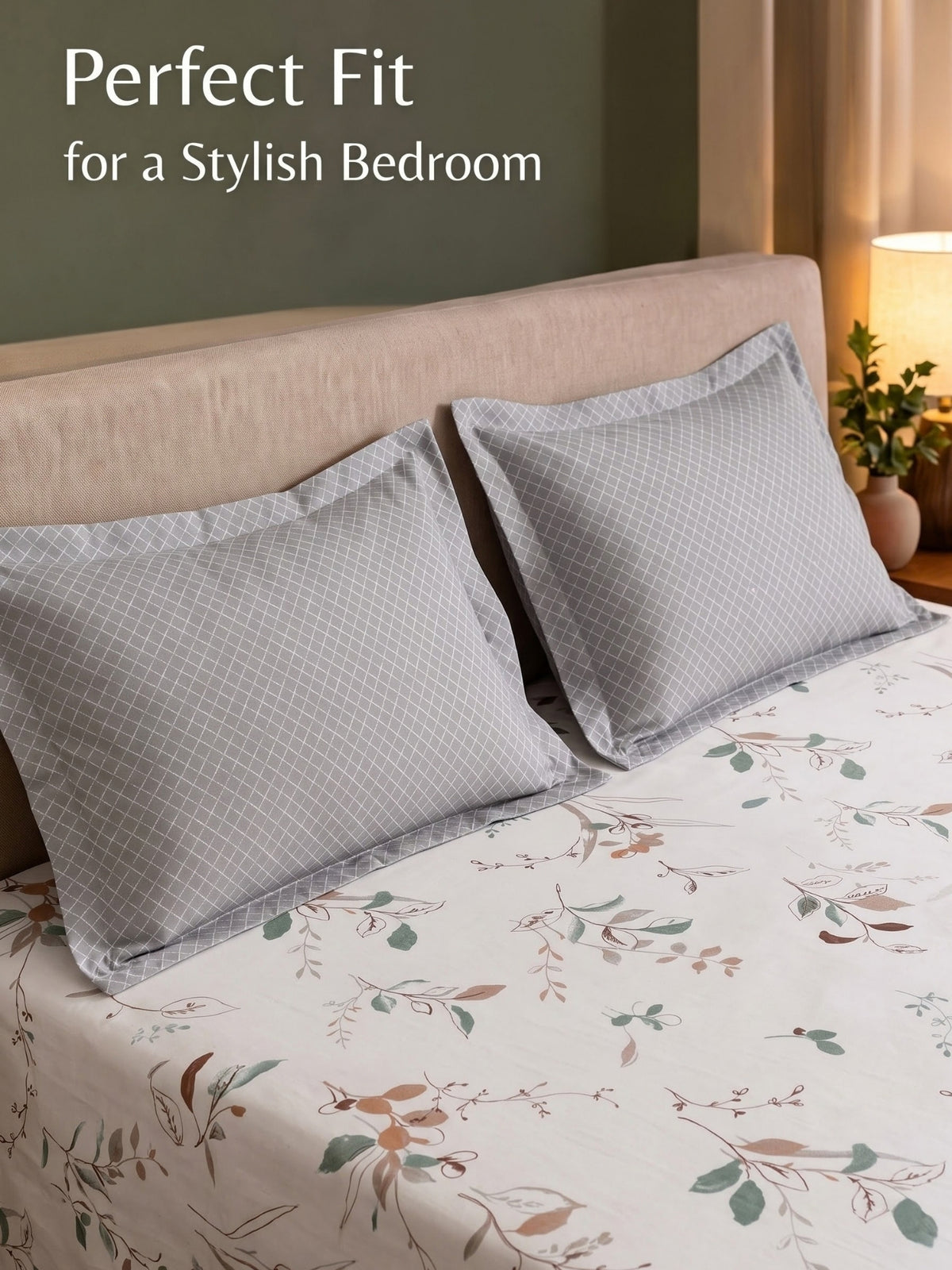 100% Cotton Classic Bedsheet - 108 x 108 Inches, 144 TC|Off White