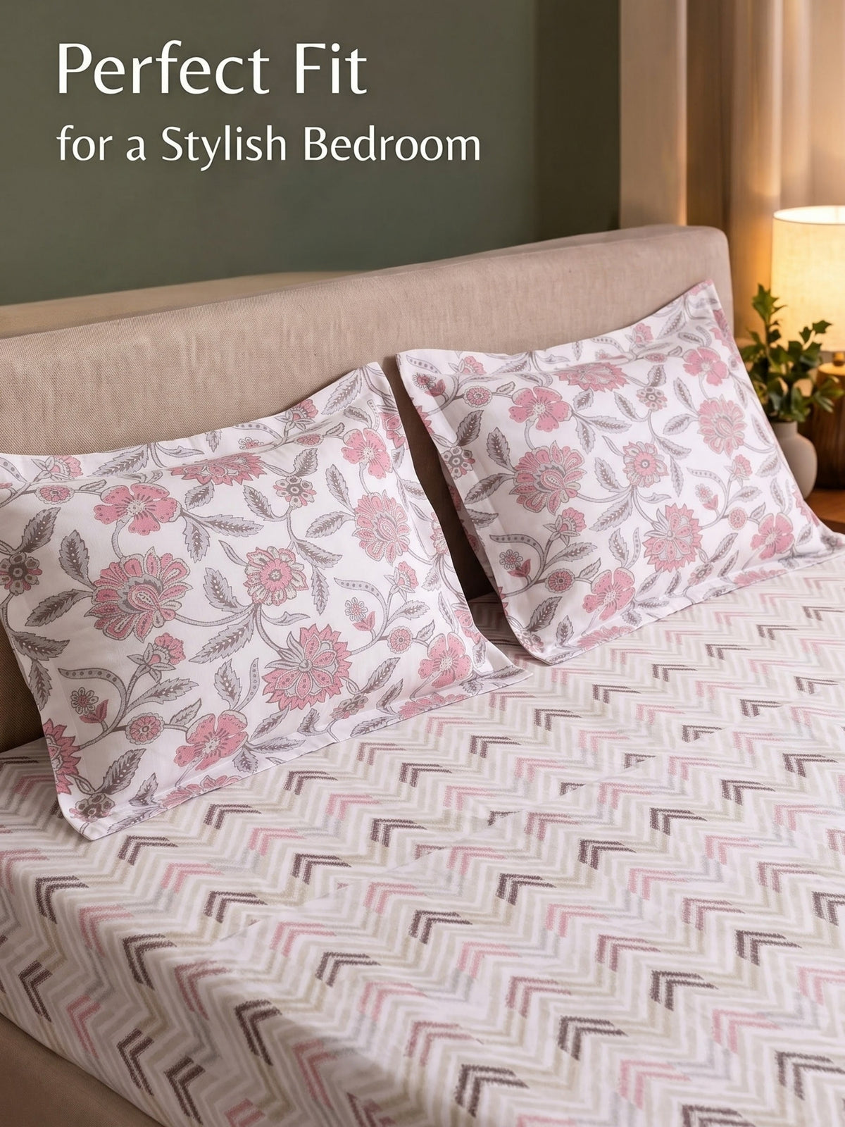 100% Cotton Classic Bedsheet - 108 x 108 Inches, 144 TC|White