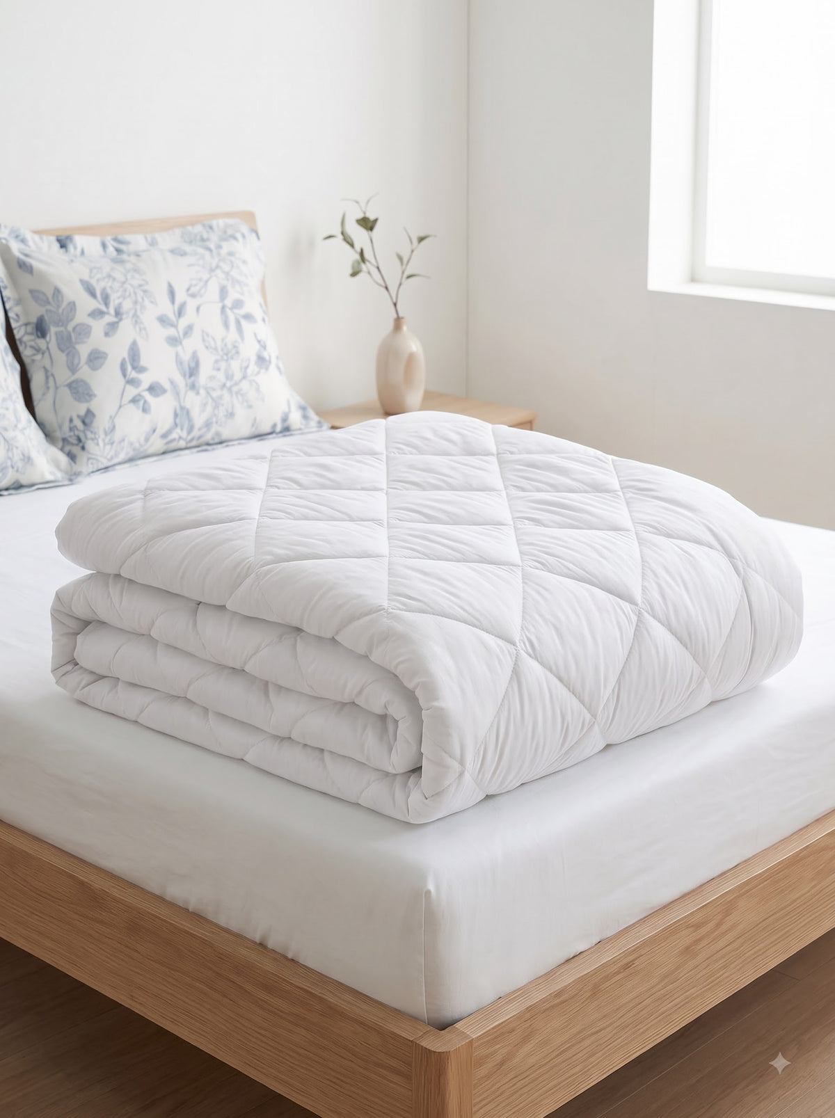 Impress Double Bed Comforter 150 GSM | 90 x 100 Inch | White