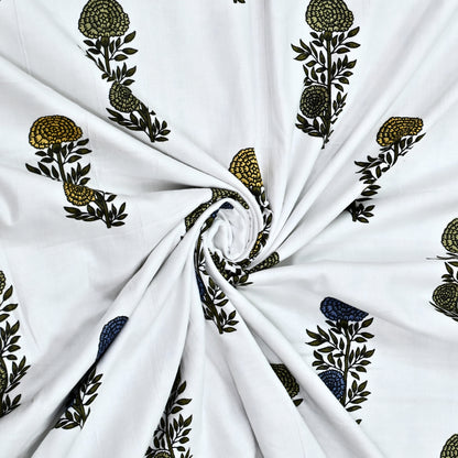 300 GSM Pure Cotton Malmal Single Bed Dohar | 58 x 88 Inch |Bright White