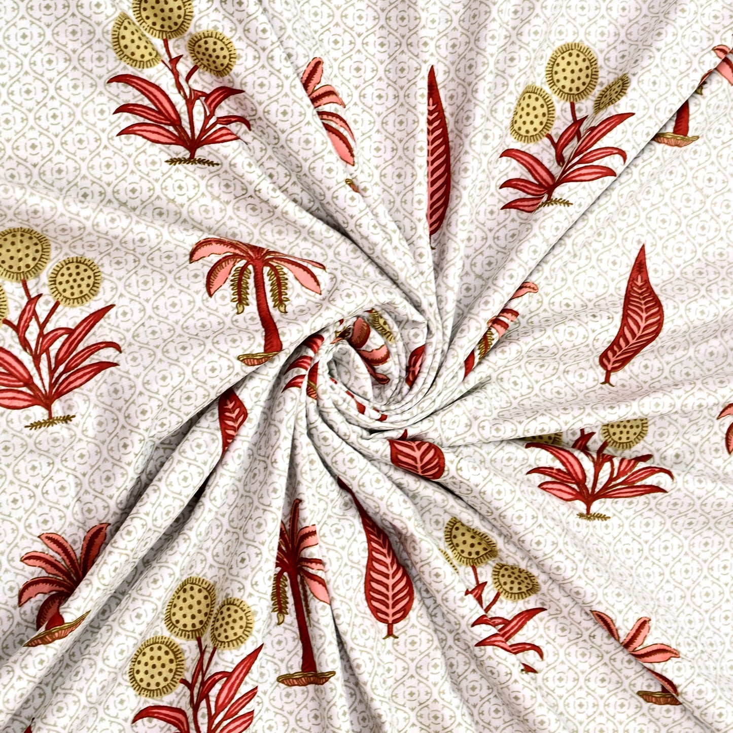 300 GSM Pure Cotton Malmal Single Bed Dohar | 147 x 223 cm | Soft Red