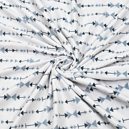 300 GSM Pure Cotton Malmal Single Bed Dohar | 58 x 88 Inch| Soft Blue