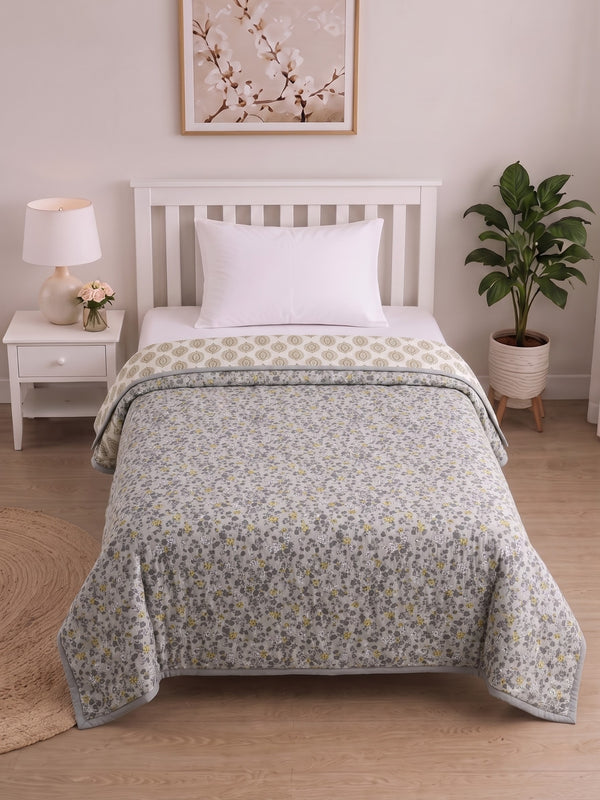 150 GSM Sparsh Reversible Cambric Cotton Single Bed Dohar 152 x 228 cm – Mixed
