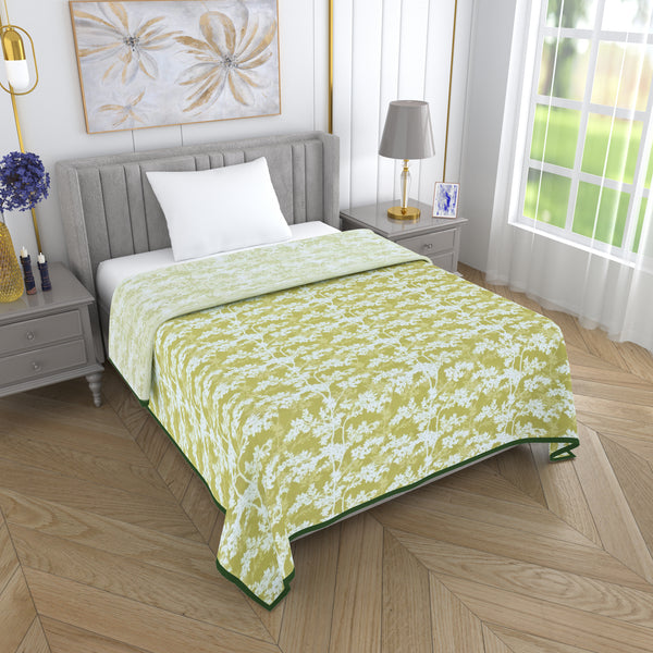 150 GSM Single Bed Dohar | 100% Cambric Cotton | Reversible AC Blanket| 152 x 228 cm