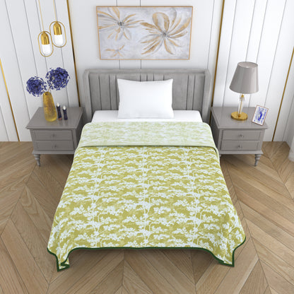 150 GSM Single Bed Dohar | 100% Cambric Cotton | Reversible AC Blanket| 152 x 228 cm
